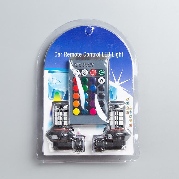 LED Remote Control Colorful Fog Light: 9005/9006 H7/H8/H11 7440/1156 for Car Reversing & Front Fog Light