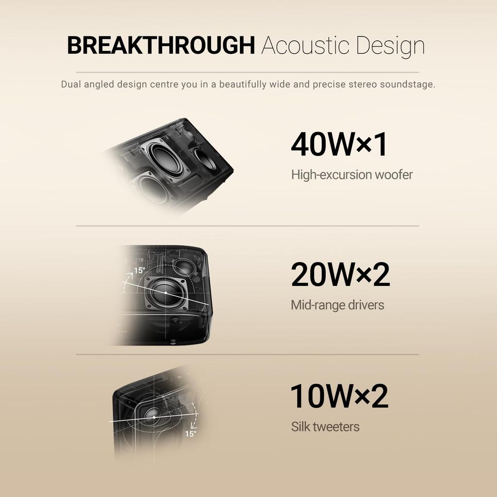 BOGASING S8 Pro Max Bluetooth Portable Wireless Speaker with Powerful HiFi Sound Loud Deep Fully Wireless Stereo USB and TF Card Support Speaker,