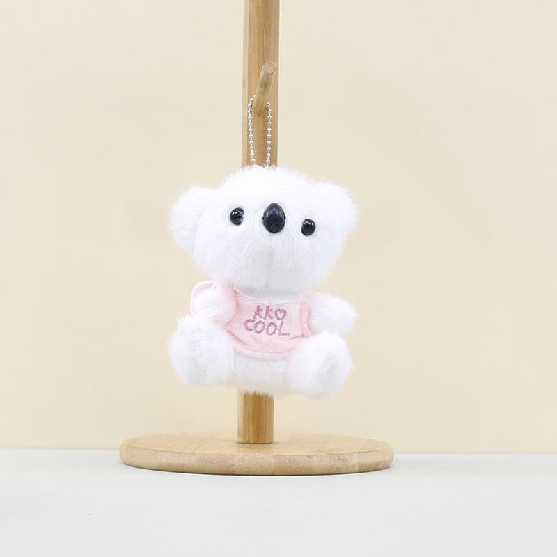 

Plush Koala Unique Accessory Soft Adorable Koala Doll Keychain For Personal Style White Koala