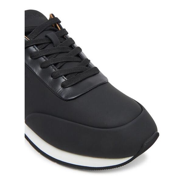Men's Sneakers Calvin Klein Low Prof Runn Laceup Rubb Lth Hm0hm01707 Black