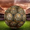 Dinosaur Fossil Glass Round Football Size 5 Adult Ball Suitable for Training Matches and Outdoor Team.