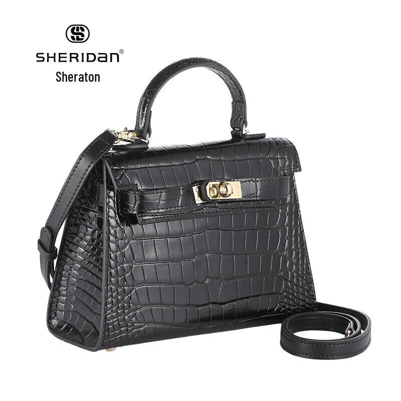 Women's Small Luxury Quilted Cowhide Kelly Style Shoulder Bag