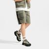 Li Ning CF Comfort Casual Simple Versatile Mid Waist Loose Fit Cargo Shorts Men shorts Tea-Green AKSV227-2