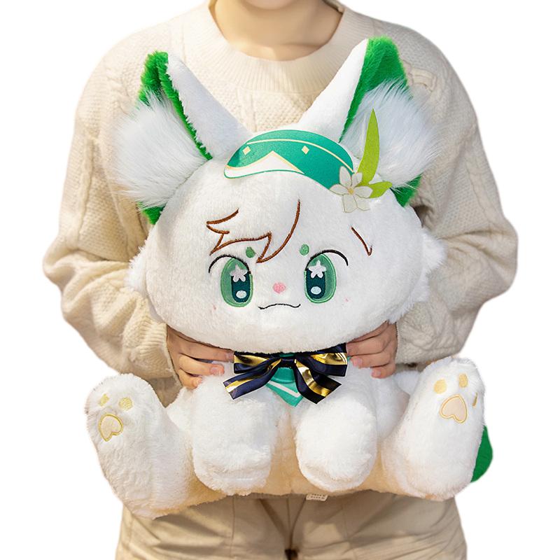 1Pc Kawaii Genshin Impact Cat Peluche Toy Lovely Zhongli Tartaglia Cat Xiao Furina Scaramouche Venti Cat Creative Gift