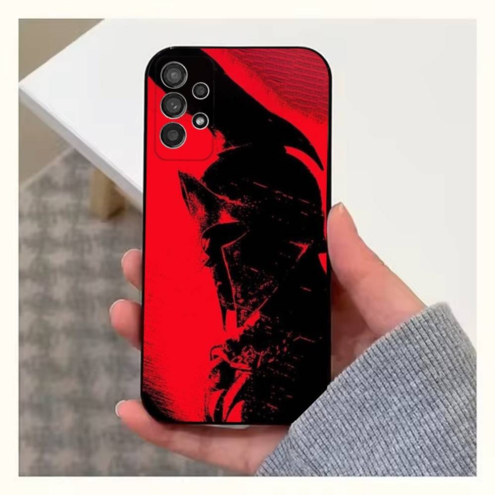 Spartan Warriors Phone For Samsung S25,S10,S20,S10,S21,S9,S24,S23,Ultra,FE,Plus,Lite,Soft Silicone Black Cover