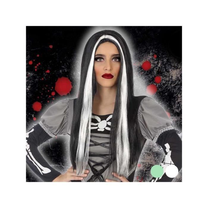 Perruque Pour Halloween - BigBuy Carnival - 118189 (60 Cm) - Blanc