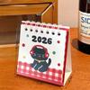 Coil Binding 2026 Desk Calendar Cartoon Schedule Planner Desktop Calendar  Office School Supplies