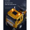 1/32 Scale Mixer Truck Alloy Car Model Diecasts Metal Toy Large Concrete Cement Truck Excavator Car Model With Sound And Light Collection Kids