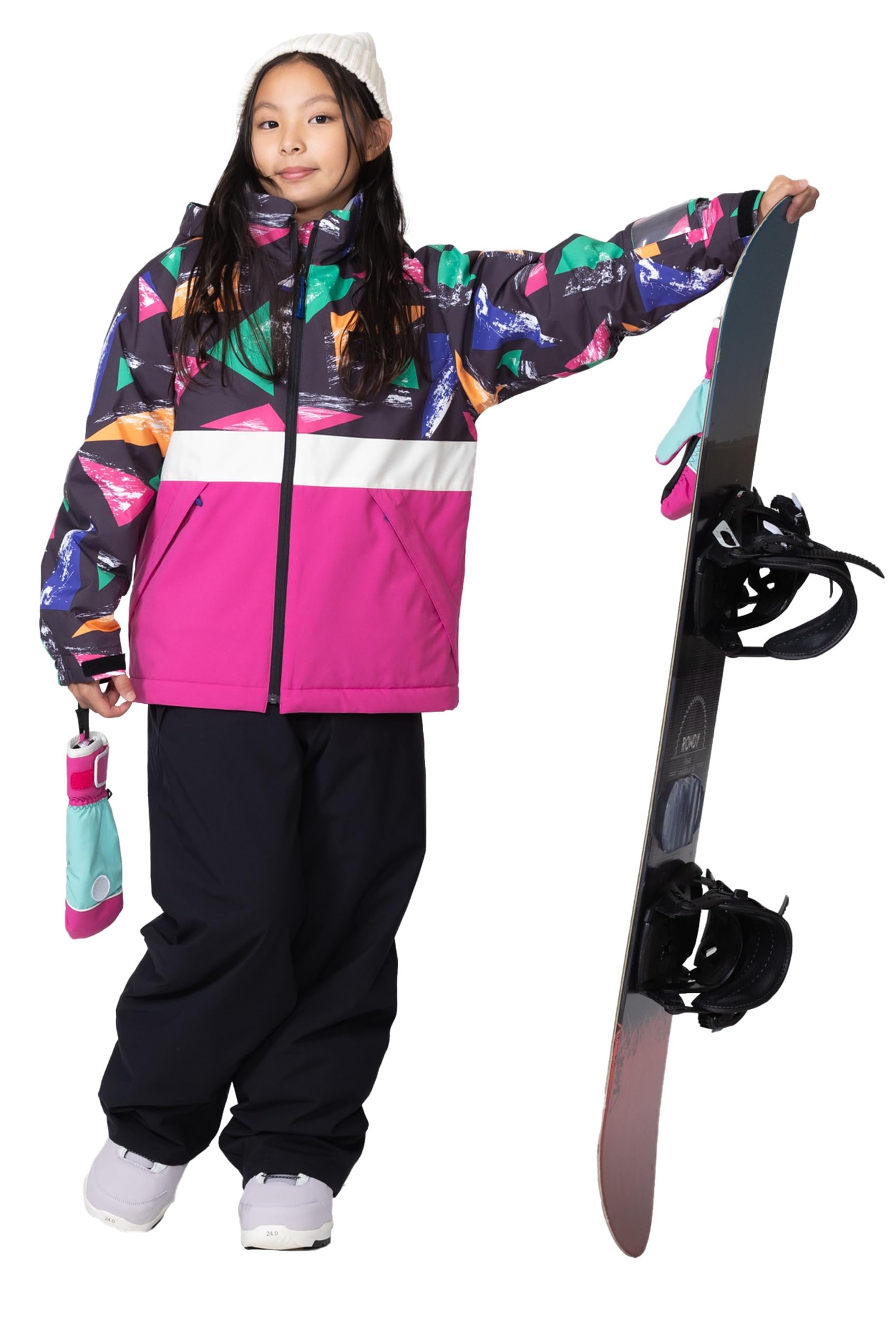 

[Onyon] Лыжный костюм RES77201 Детский слитный костюм BLK x BLK 160