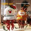 Dancing Octopus Wind Up Toy With Santa Claus And Elk Design For Holiday Gift Giving