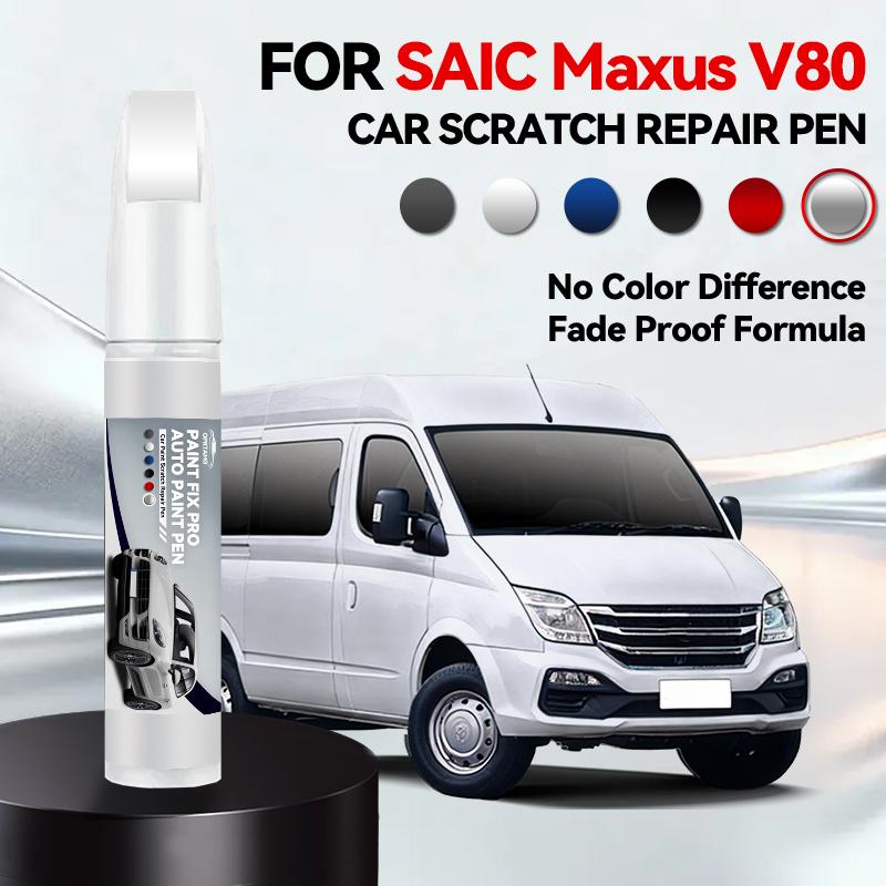 

Paint Repair Pen Touch Up Scratch Remover DIY Auto Accessories For 2011-2025 SAIC MAXUS V80 Black White Silver Grey срібний