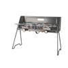 JINGGENG Outdoor Portable Gas BBQ Grill & Camping Stove with Windshield