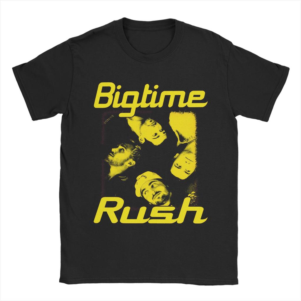BTR IN REAL LIFE WORLDWIDE 2025 TOUR Big Time Rush Graphic T Shirt Men Women  100% Cotton  Tee Shirt Clothing