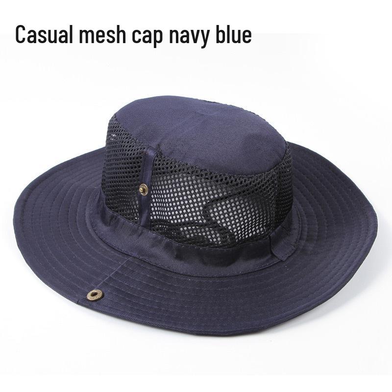 Concave-Convex Outdoor Sun Hat with Sunshade Net for Camping, Fishing, Hiking, and Climbing (Model: AT8707)