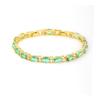 Finished Bracelet In 18-karat Yellow Gold and Green Paraiba Hydrothermal Quartz - Hadal