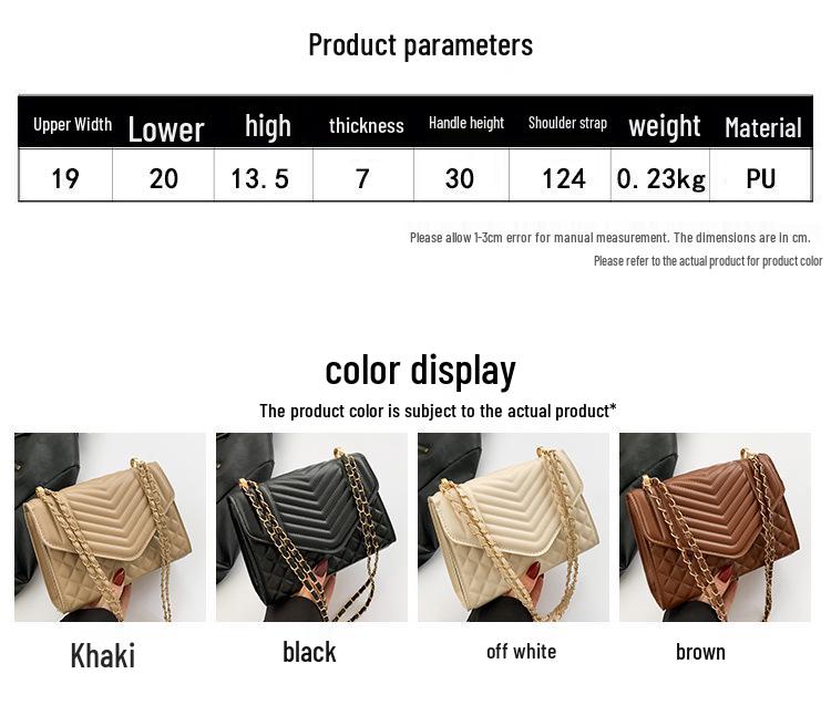 2024 Diamond Pattern Women's Chain Crossbody Shoulder Bag