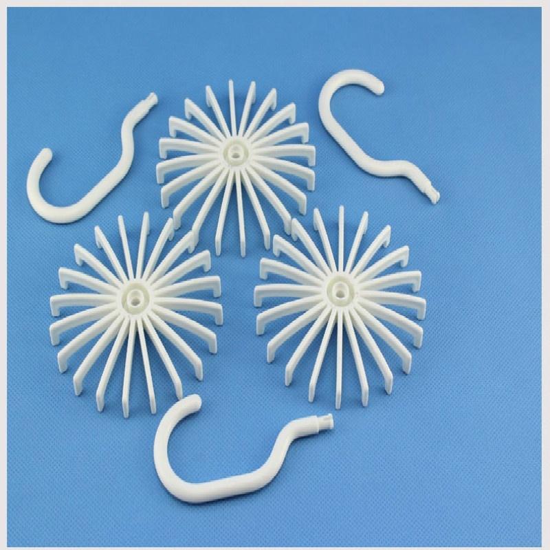 2pcs Creative Multi-functional Plastic 360-degree Rotating Tie Rack Multi-purpose Rack Pawl 18 Scarv