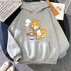 Ramen Shiba Hoodies Mens Cartoon Graphic Sweatshirt Long Sleeve Casual Kawaii Dog Pullover Aesthetic Women Coats