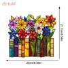 2D/Flat DIY Rhinestone Diamond Art Window Pendants Diamond Painting Set Double Side Print Single Dide Drill Wall Door Decoration