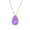 Jewelry Copper Bottom Gold-Plated Wind Simulation Treasure Women'S Large Pendant 15 * 25