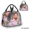Insulated Lunch Bag Kids Students Adults Portable Food Carrier With Ice Pack Compartment Oxford Fabric Modern Minimalist