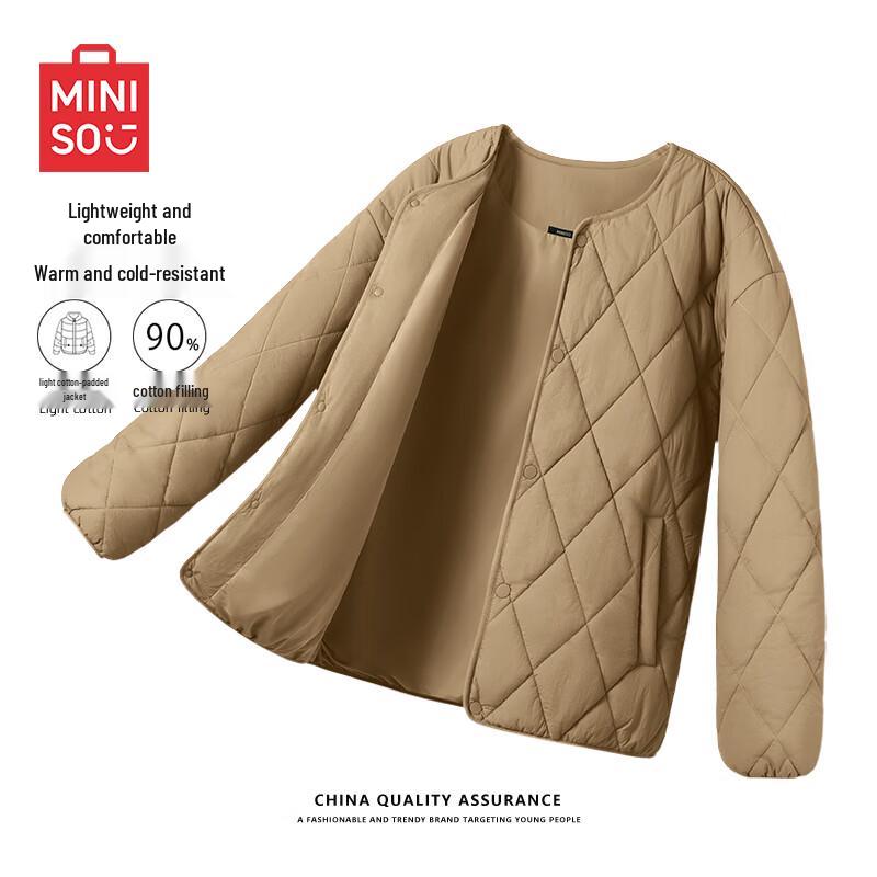 

MINISO Men s Collarless Padded Jacket XL