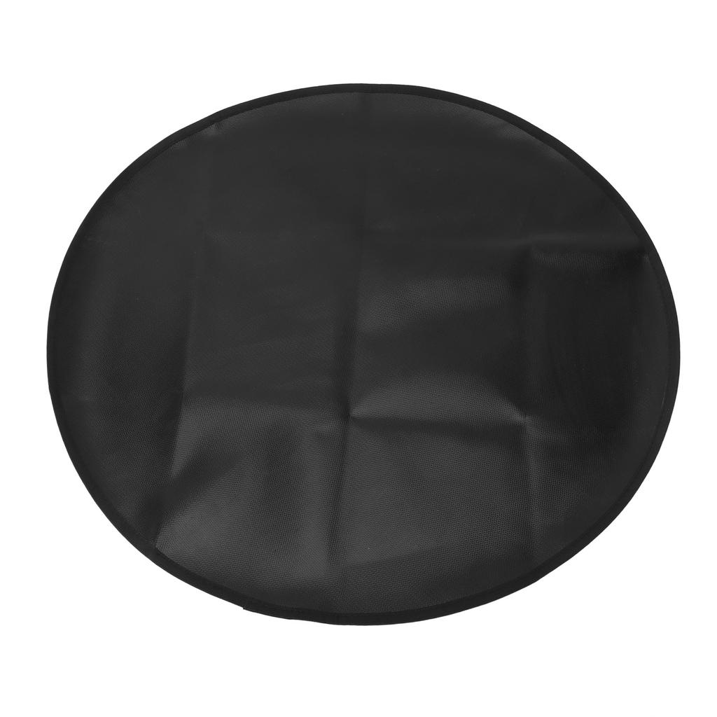 24 Inch Round Outdoor Under Grill Mat  Proof Grill Pad Oilproof Waterproof Heat Resistant Indoor  Place   Pit Mat