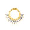 ASTM F136 Titanium with CZ Hinged Nose Ring 16G Septum Clicker Piercing Septum Daith Helix Tragus Earrings New Body Jewelry