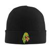 Ghostbusters Slimer Neon Beanie Hats Bonnet Hats Adult Unisex Casual Outdoor Knit Hat Winter Custom Elastic Caps