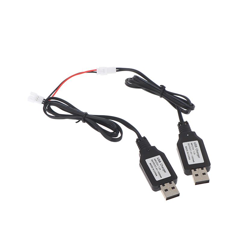 7.4V (3.7V X2) Usb Charger Cable Sm-4P Li-Ion Battery Electric Forward/Reverse Rc Toys Car Boat Usb Charger
