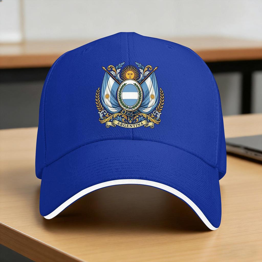 Argentina Coat of Arms Baseball Cap  Street Style Unisex Unisex Trucker Hat Sun Visor Custom DIY Kpop Rock Baseball Caps Gift Idea
