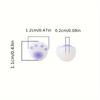30Pcs Colorful Cartoon Cute Cat Paw Shaped Acrylic Beads For Jewelry Making Diy Handmade Bracelet Phone Chain Accessories