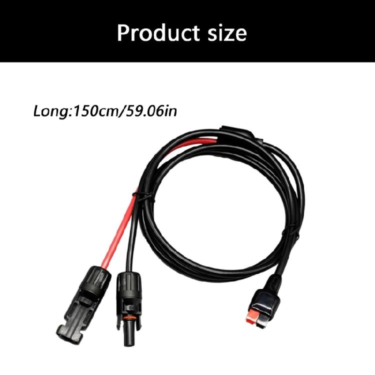 Professional Photovoltaic Connector Wire 4 to 30A Extension Cable for Diverse Solar Setups Sun Light Protect Coating
