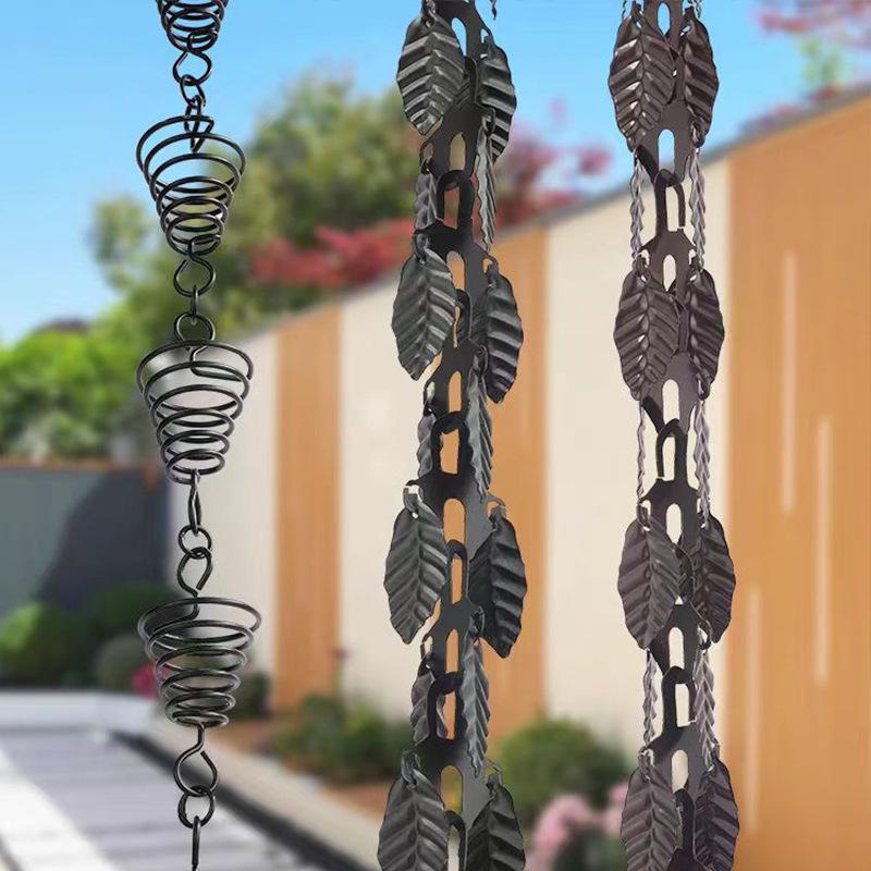 Decorative Exterior Rain Chain for Gutters and Downspouts