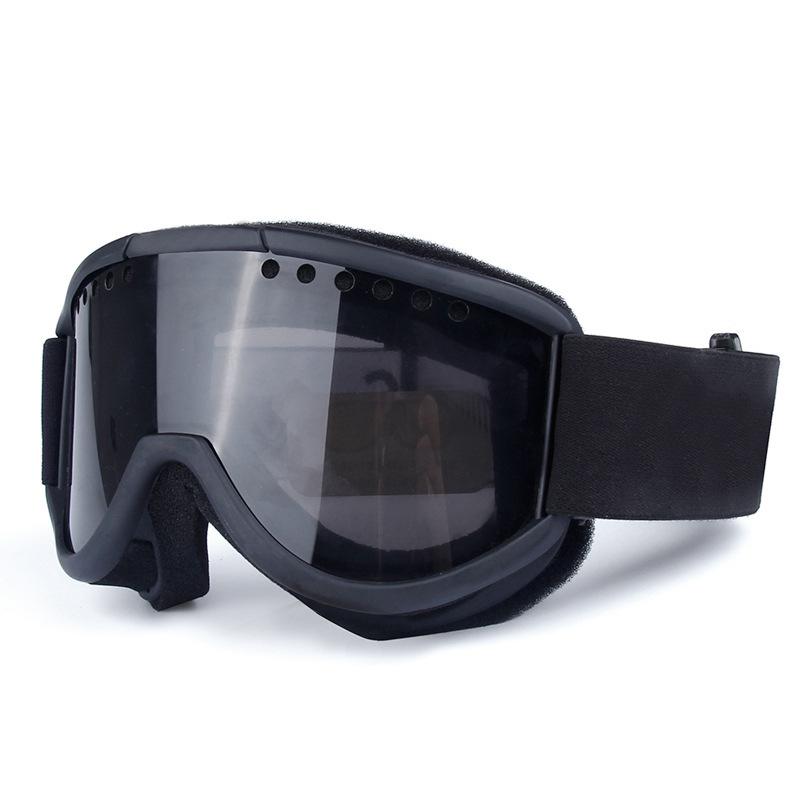 Fashion Brand sup Ski goggles Men s and women s snow skiing goggles, double-layer anti-fog outdoor mountaineering windproof goggles Black Frame-Gray Sheet