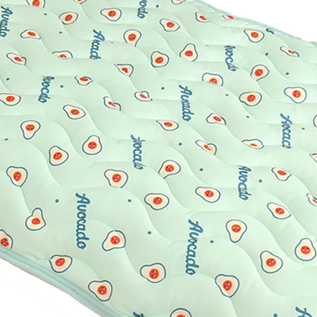 Pet Cooling Mat Ice Silk Fabric Blanket Summer Pet Sofa Bed Cover Sleeping Pad for Cats Dogs Green