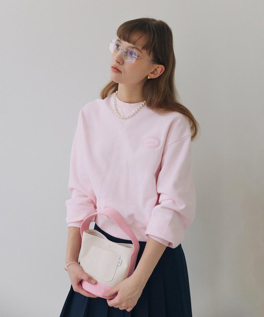 Ttudement Canvas Basket Bag Pink