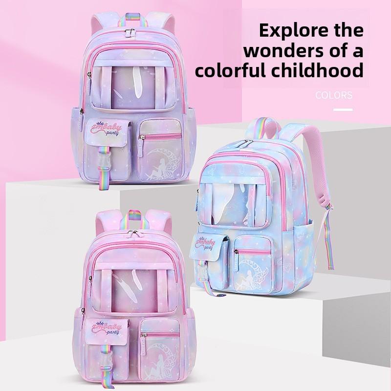 Schulrucksack für Kinder aus Nylonmaterial mit atmungsaktivem, wasserdichtem Design