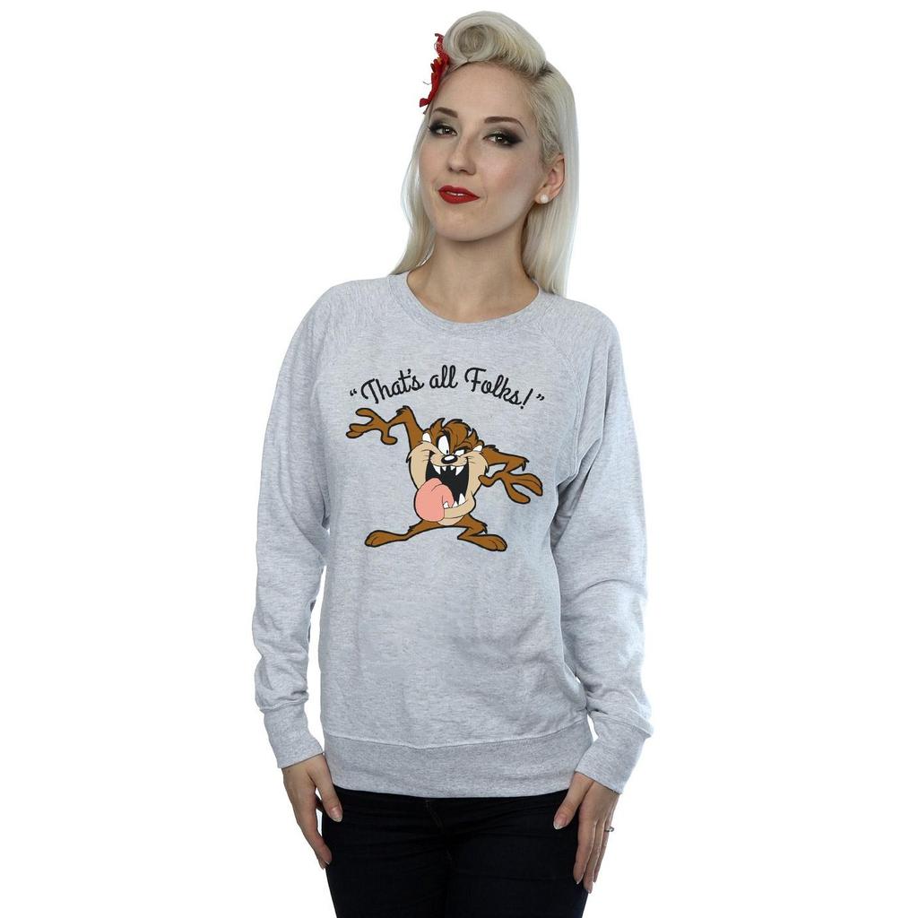 Looney Tunes Womens/Ladies That´s All Folks Taz Sweatshirt