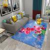 Colorful Rose Carpet Romantic Flower Mat Area Rugs Home Decor for Bathroom Entrance Non-Slip Floor Mat Living Room Bedroom Rugs