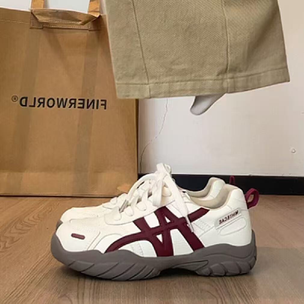 Retro Plateau Deutsche Trainingsschuhe Herbst Neu Lässige Reiseschuhe Dad Shoes Rutschfest