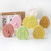 Easter Embossed Egg Flower Rabbit Candle Silicone Mold DIY Animal Bunny Scented Soap Plaster Making Mould Home Decor