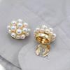 1Pc Pearl Cufflinks Button Cover  Clothing Decoration Cute Sleeve Button Clip Women Luxury Cuff Link