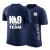 Fashion Men's K9 Team Logo 3D Printed T-shirt Summer Street Trend Fashion Short Sleeve Top Casual Loose Comfortable Round Neck Clothing