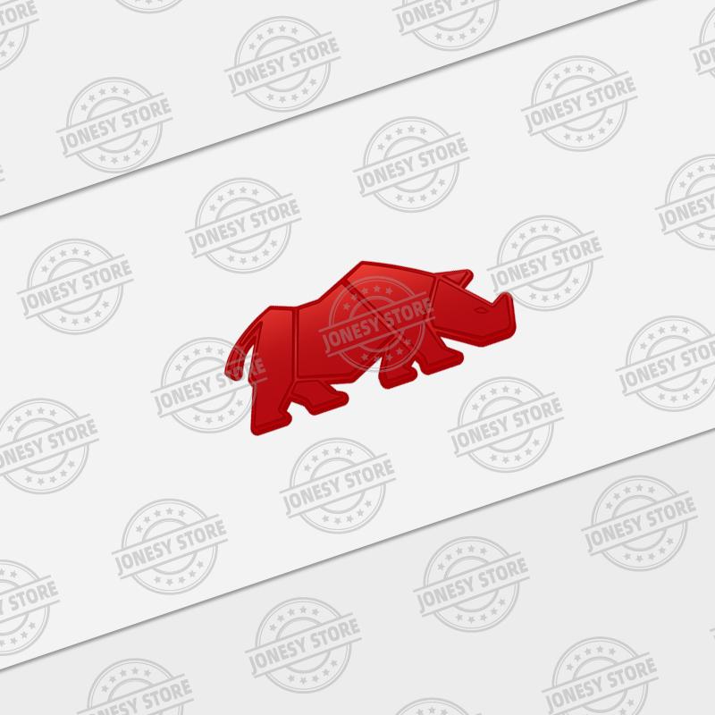 Auto Metal For Rhino Rhinoceros Logo Suzuki Jimny Car Body Rear Trunk Badge Decals Personality Three-Dimensional Sticker