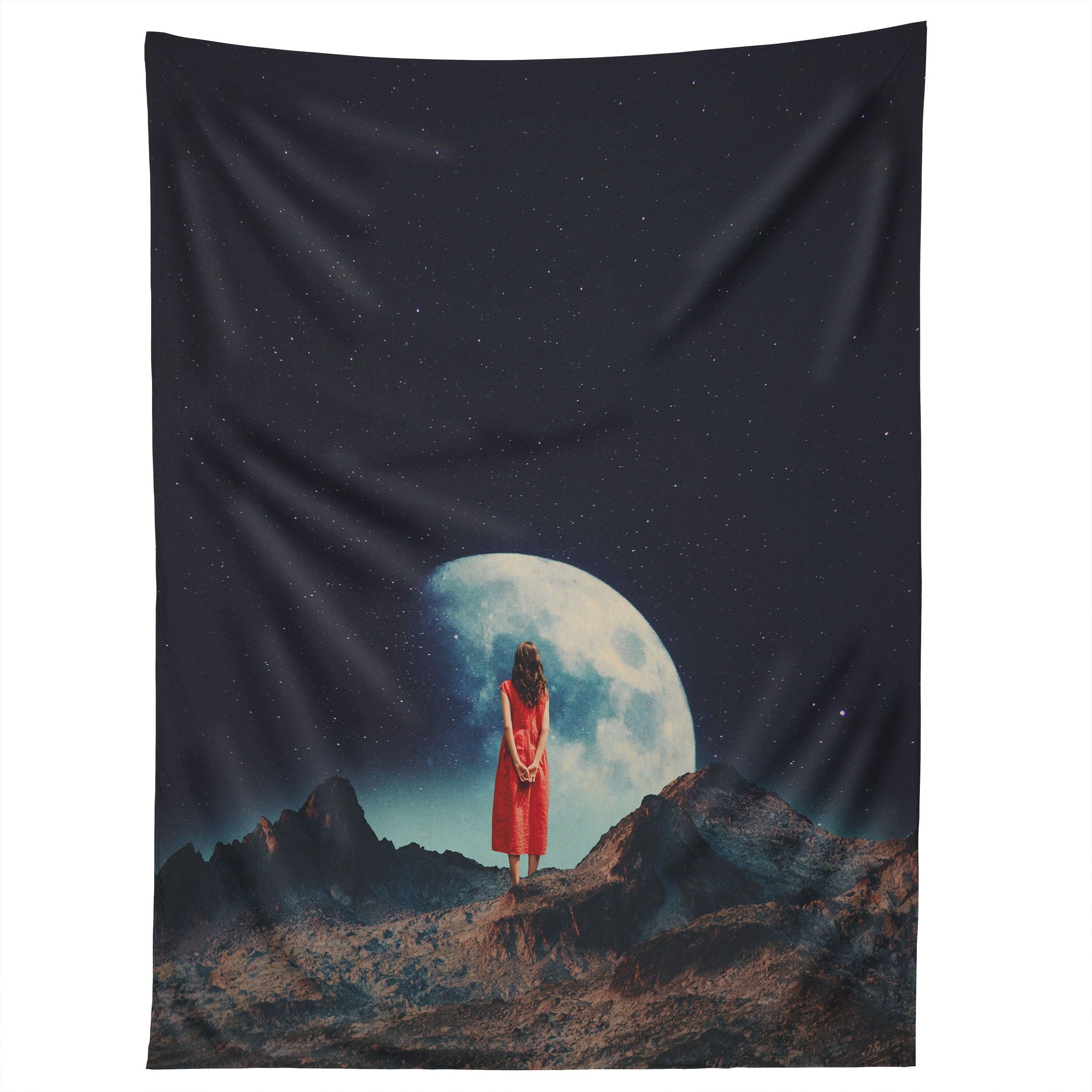 I AM HERE WAITING FOR YOU tapestry 75x100