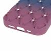For iPhone 13 Case Rhinestone Decor Rubberized TPU Phone Cover