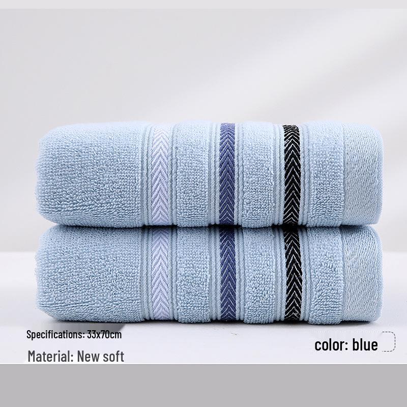 18s Pure Cotton Super Soft Face Towel - Thick, Water-Absorbent Gift Souvenir