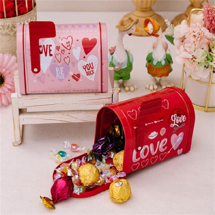 Mini Handy Container Iron Gift Box for Loose Leaf Tea Mailbox Ornaments