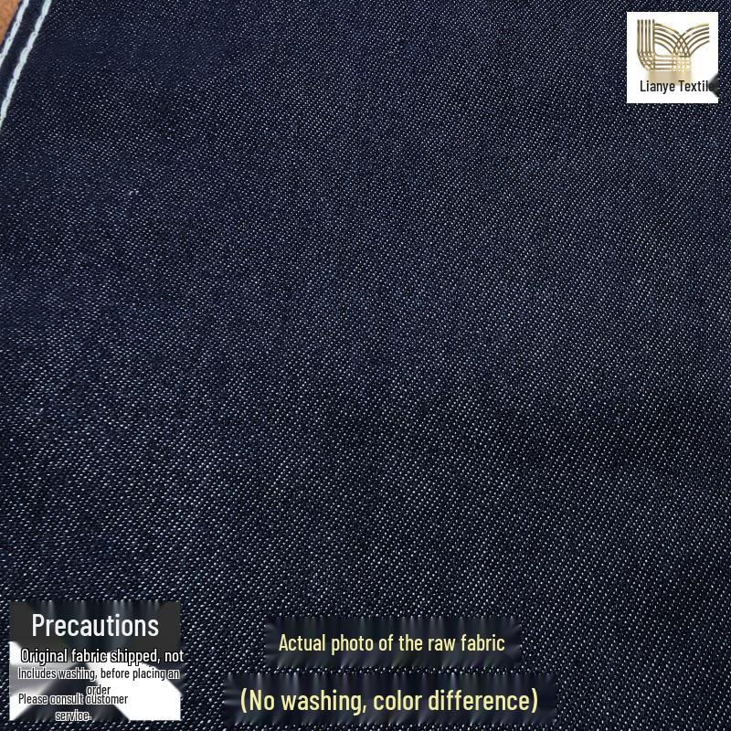 Reactive Dye Colorfast Denim Fabric, No Stretch, Cone Dyed Blue, Suitable for Clothing